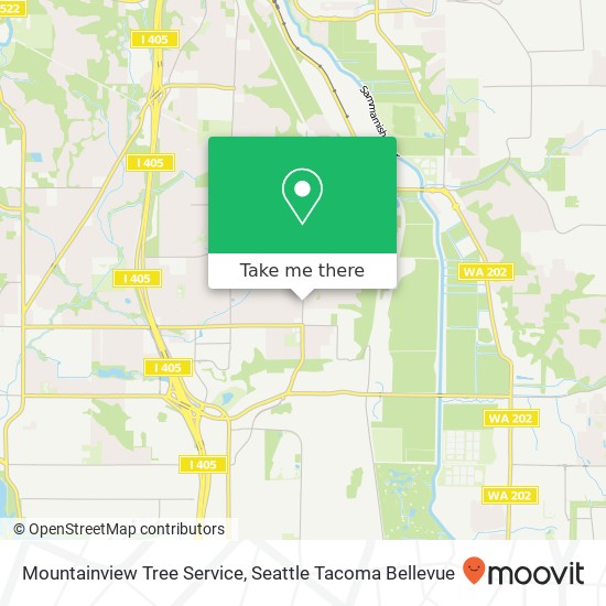 Mountainview Tree Service map