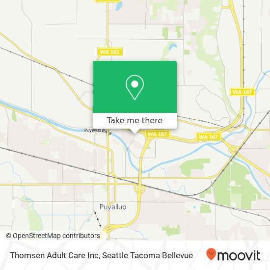 Mapa de Thomsen Adult Care Inc