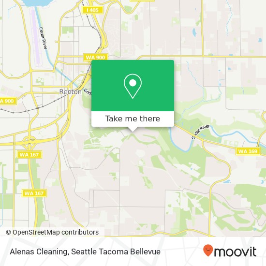 Alenas Cleaning map