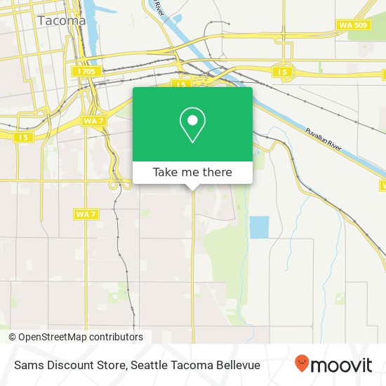 Mapa de Sams Discount Store