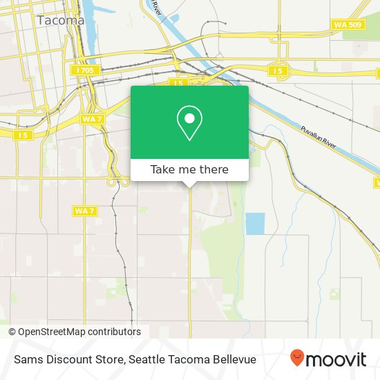 Sams Discount Store map