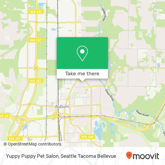 Yuppy Puppy Pet Salon map