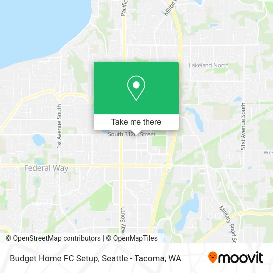 Budget Home PC Setup map