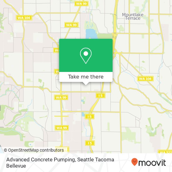 Mapa de Advanced Concrete Pumping