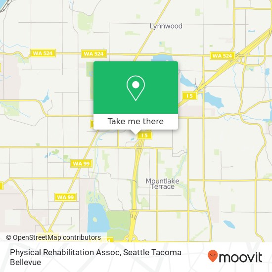 Physical Rehabilitation Assoc map