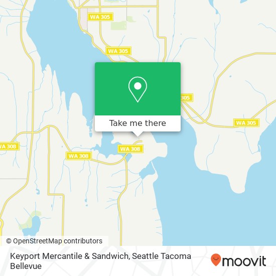 Mapa de Keyport Mercantile & Sandwich