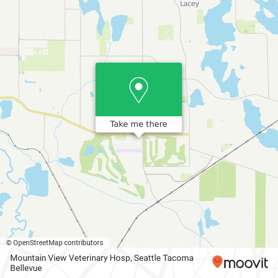 Mountain View Veterinary Hosp map