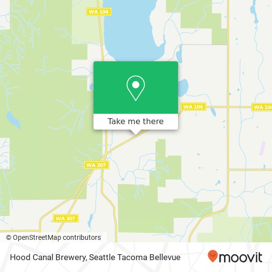 Hood Canal Brewery map