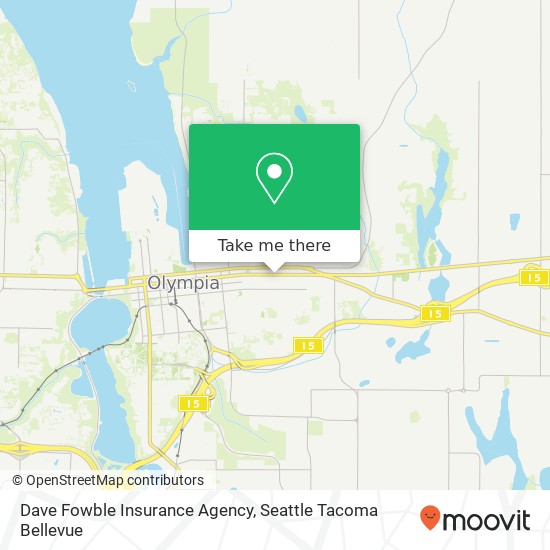 Mapa de Dave Fowble Insurance Agency