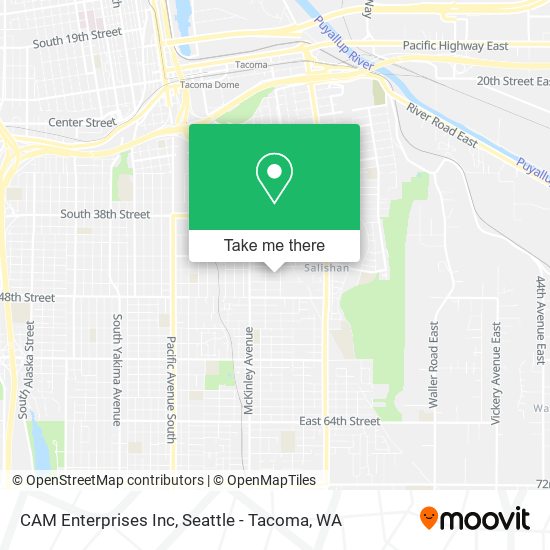 CAM Enterprises Inc map