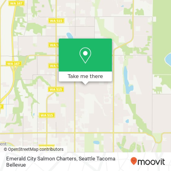 Emerald City Salmon Charters map