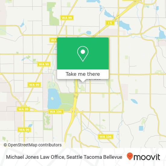 Michael Jones Law Office map