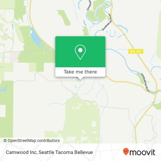 Camwood Inc map