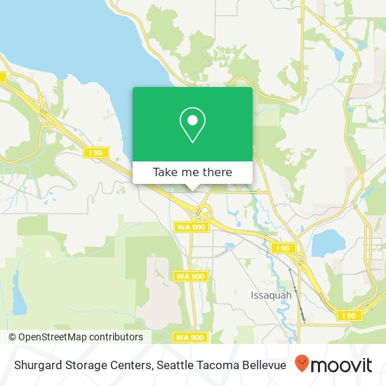 Shurgard Storage Centers map