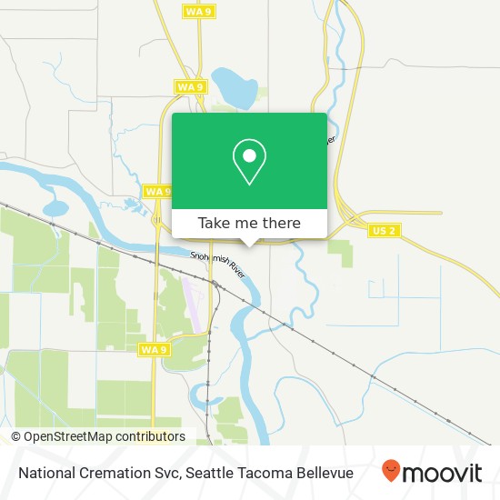 Mapa de National Cremation Svc