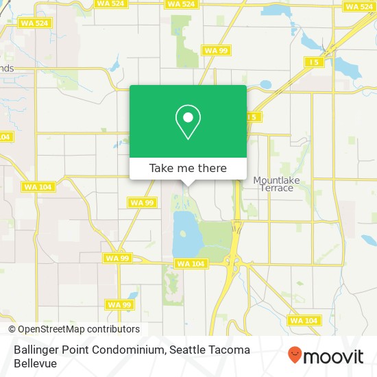 Ballinger Point Condominium map