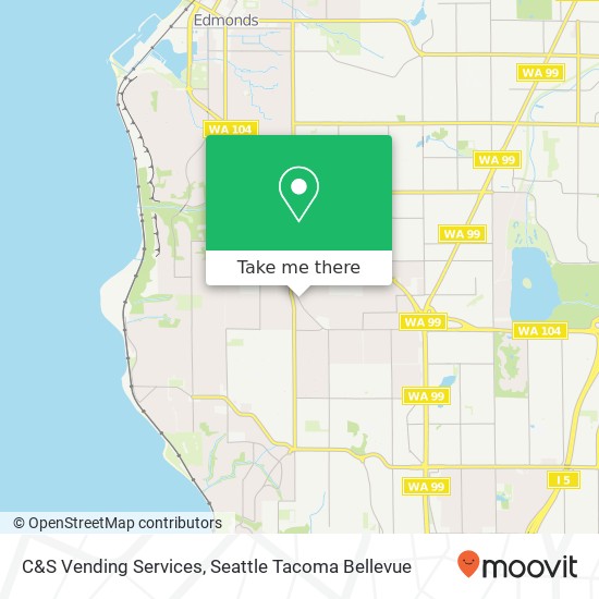 Mapa de C&S Vending Services