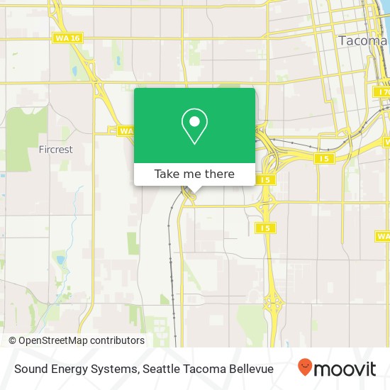 Sound Energy Systems map