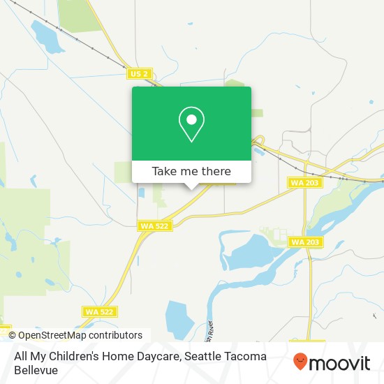 All My Children's Home Daycare map