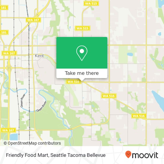 Mapa de Friendly Food Mart