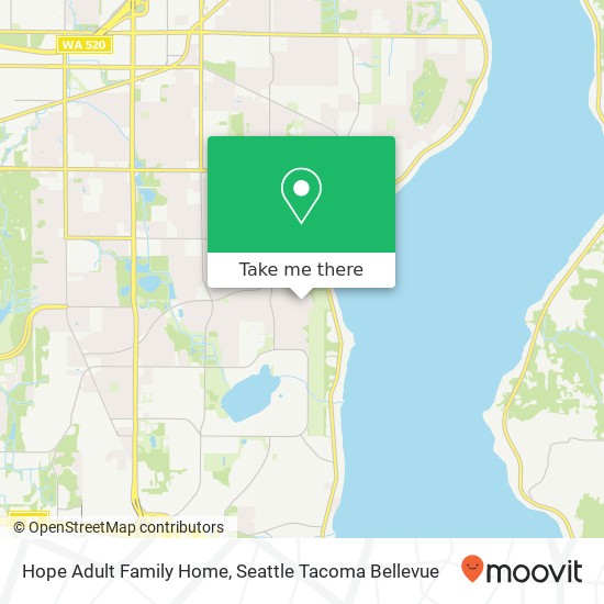 Mapa de Hope Adult Family Home