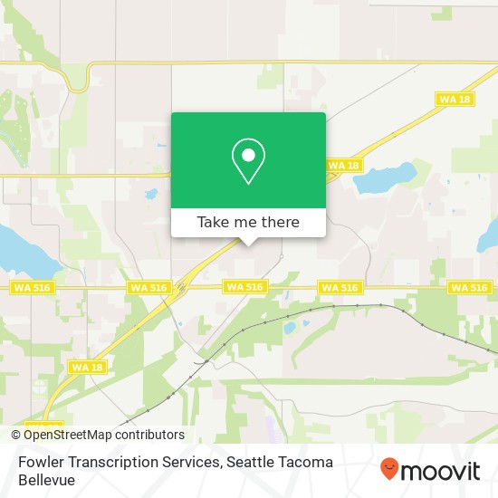 Fowler Transcription Services map