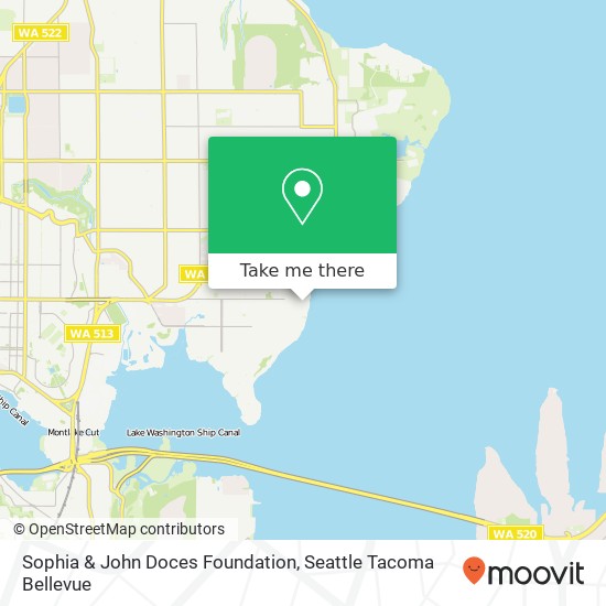 Sophia & John Doces Foundation map