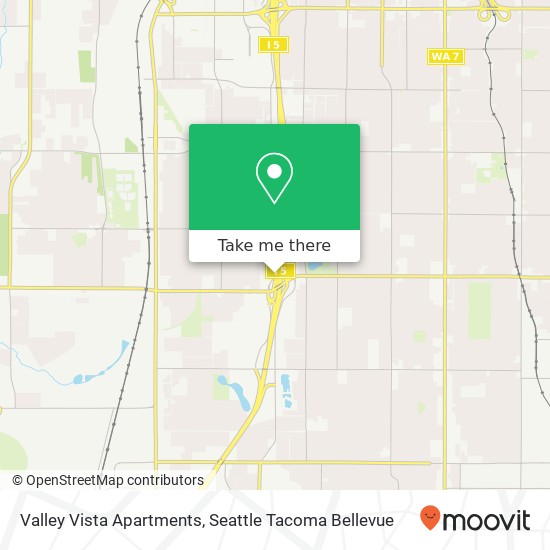 Valley Vista Apartments map