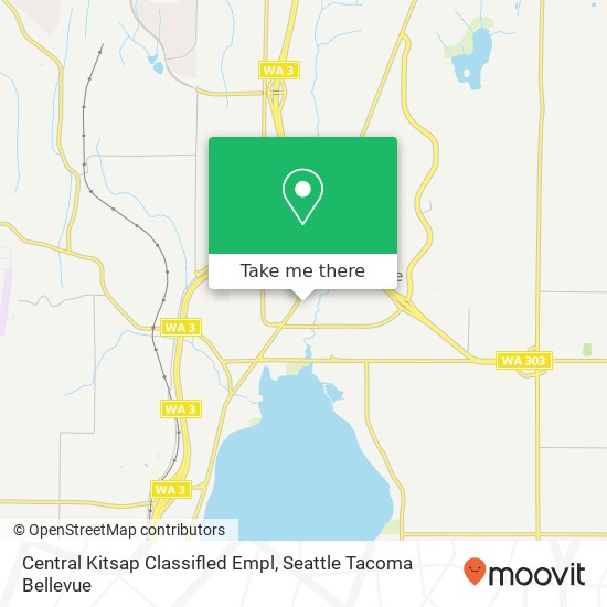 Central Kitsap Classifled Empl map