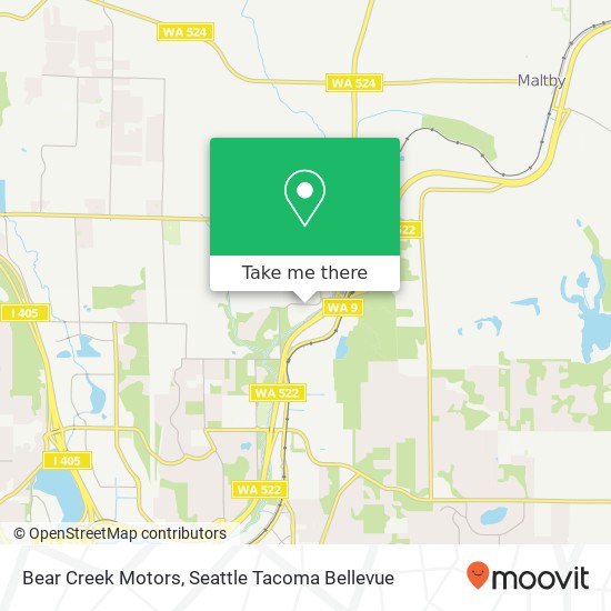 Bear Creek Motors map
