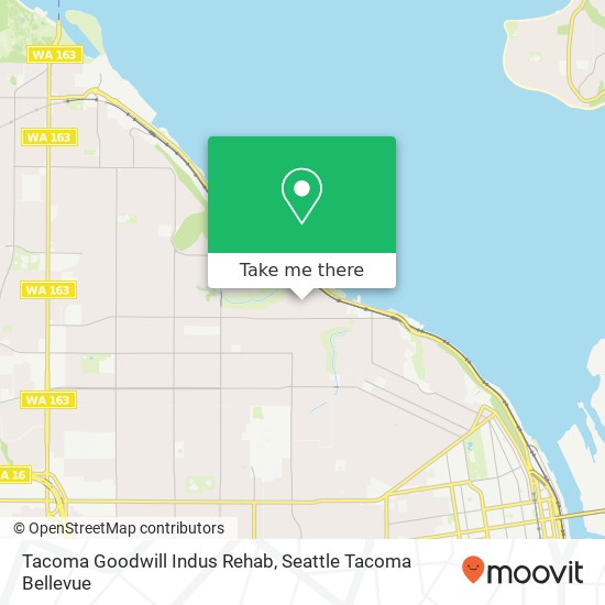 Mapa de Tacoma Goodwill Indus Rehab