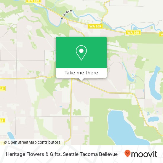 Heritage Flowers & Gifts map