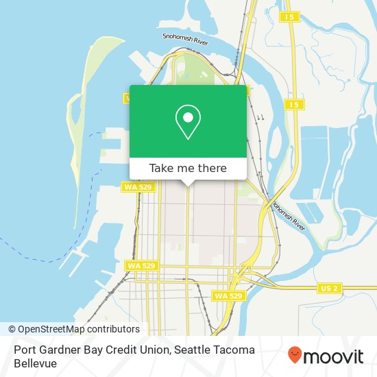 Port Gardner Bay Credit Union map