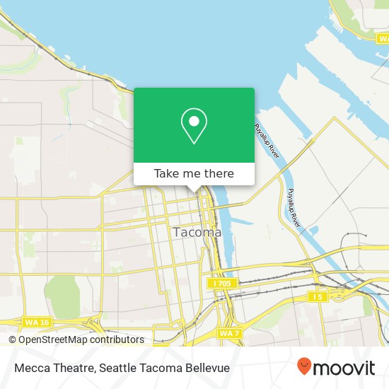 Mapa de Mecca Theatre