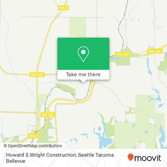 Howard S Wright Construction map