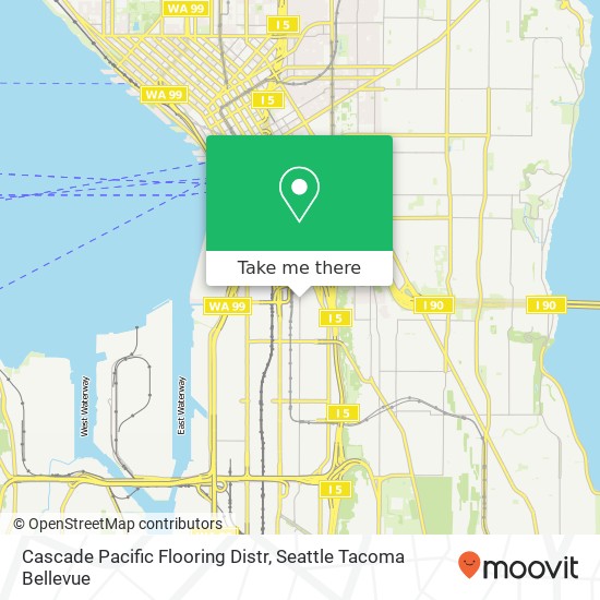 Mapa de Cascade Pacific Flooring Distr