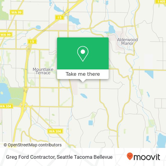 Greg Ford Contractor map