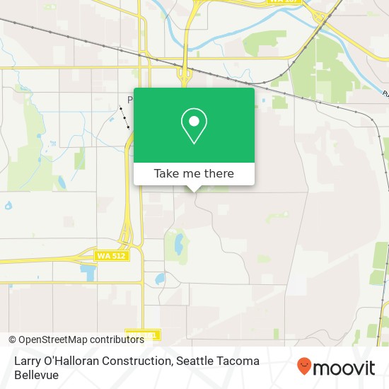 Larry O'Halloran Construction map