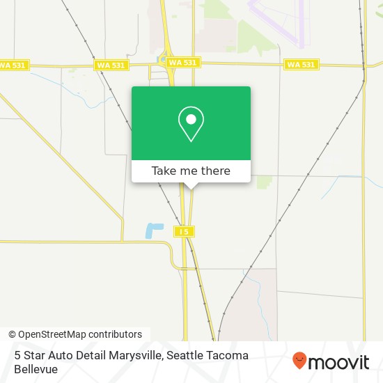 Mapa de 5 Star Auto Detail Marysville