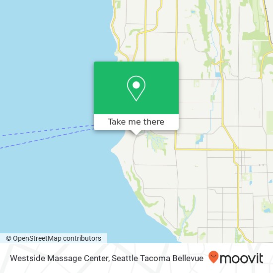 Mapa de Westside Massage Center