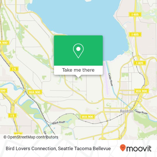 Bird Lovers Connection map