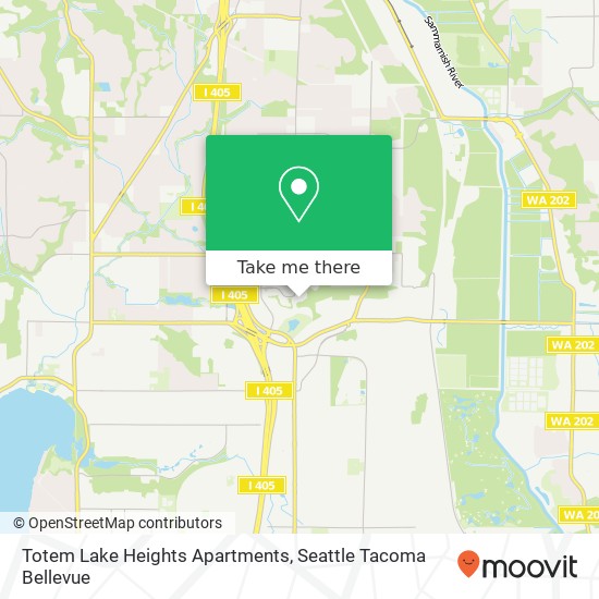 Totem Lake Heights Apartments map