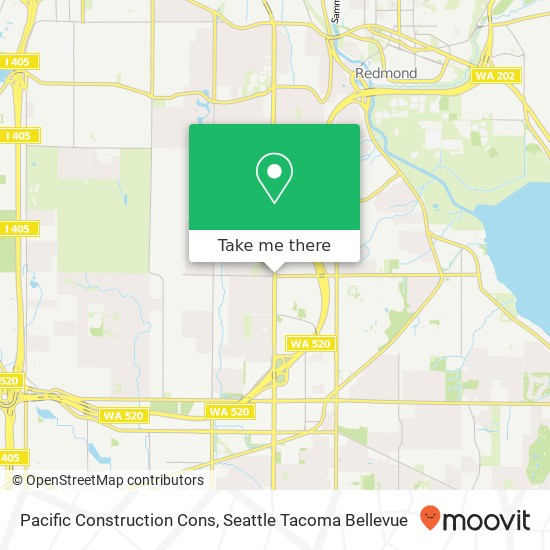 Pacific Construction Cons map