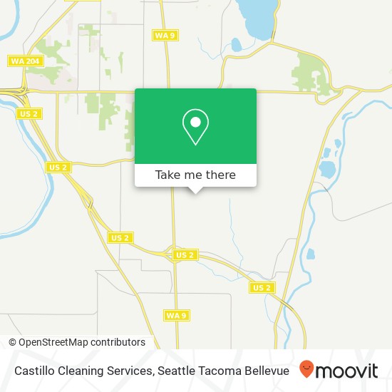Mapa de Castillo Cleaning Services