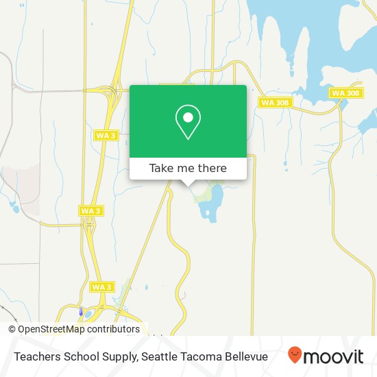 Teachers School Supply map