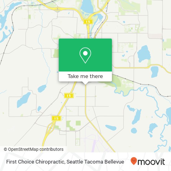 First Choice Chiropractic map