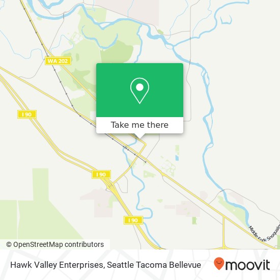 Hawk Valley Enterprises map