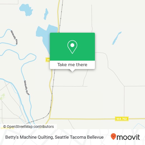 Betty's Machine Quilting map