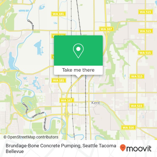 Brundage-Bone Concrete Pumping map