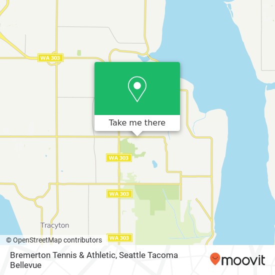 Mapa de Bremerton Tennis & Athletic